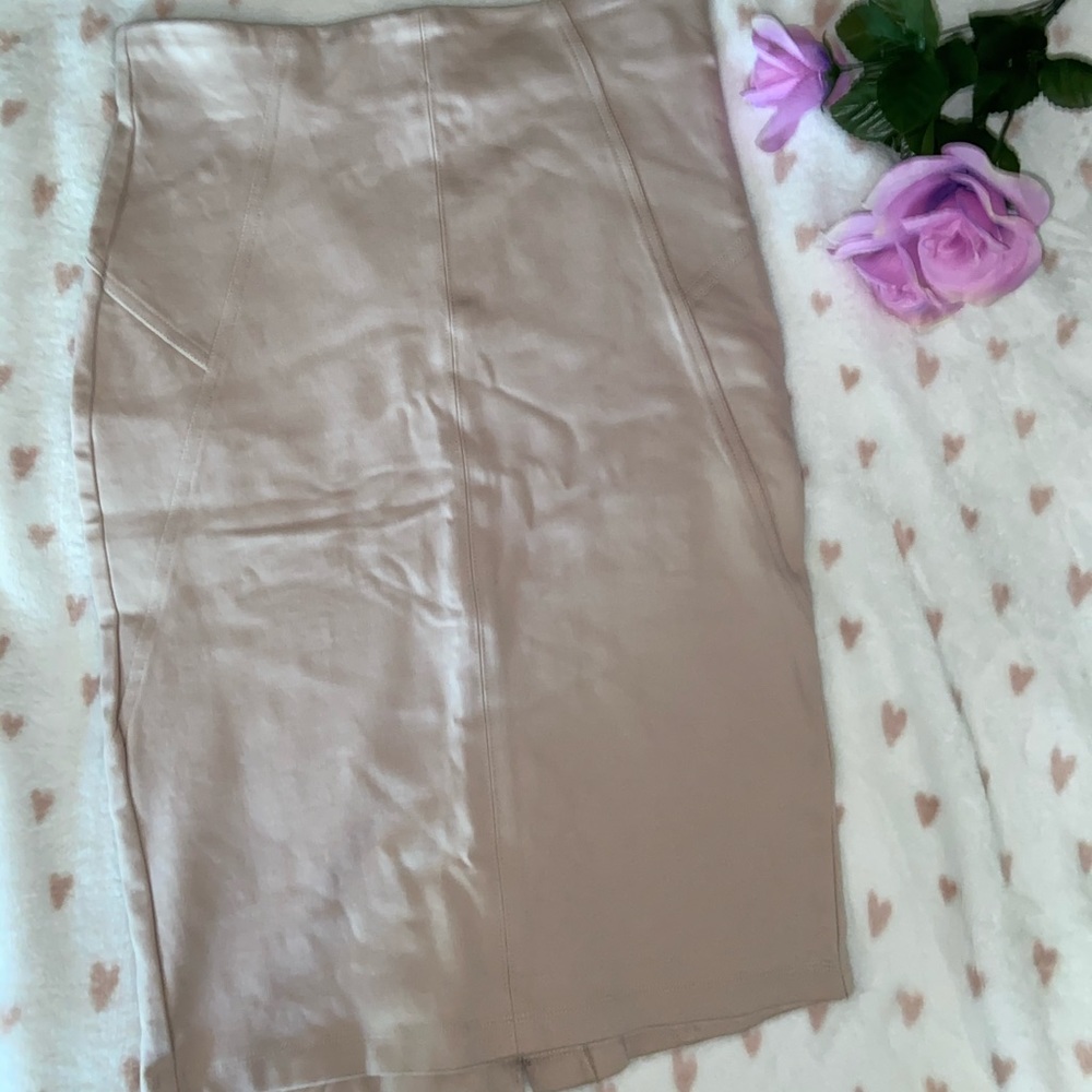 Papaya Pencil midi skirt
